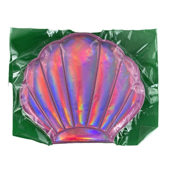 Hot Pink Holographic Sea Shell Compact Mirror - Picture 15 of 16